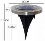 Lampki SOLARNE GRUNTOWE Disk Light 8 SZT - obrazek 9