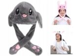 Czapka z uszami Pikachu Panda z ruchomymi KRÓLIK - obrazek 4