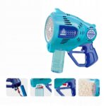 Maszyna do baniek Bazooka PISTOLET AKUMULATOR BAŃKI - AUTOMAT + 2 X PŁYN - obrazek 8