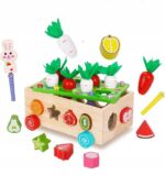 Drewniana kostka Montessori SORTER KLOCKI MAGNEZ - obrazek 10