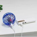 ZABAWKA LATAJĄCA KULA UFO ŚWIĘCACA PIŁKA USB STEROWANA DŁONIĄ NIEBIESKA - obrazek 8
