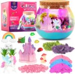 ZESTAW KREATYWNY jednorożec MAGICZNE TERRARIUM DIY LAMPKA KRYSZTAŁ pilot - obrazek 3