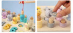 Trening MÓZGU Montessori Puzzle CYFERKI DREWNO - obrazek 7