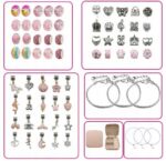 ZESTAW KORALIKÓW DO ROBIENIA NASZYJNIKÓW BIŻUTERII BRANSOLETEK DIY + TORBA - obrazek 7