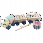Sorter drewniany POCIĄG RYBKI WĘDKA GRY MONTESSORI - obrazek 10