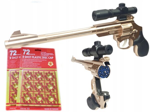 PISTOLET NA KAPISZONY SPŁONKĘ REWOLWER
