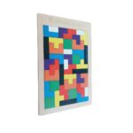 UKŁADANKA DREWNIANA TETRIS KLOCKI 40 EL. - obrazek 3