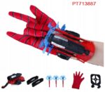 Rękawica z Wyrzutnią Sieci Spider Man Strzelająca + TARCZE Strzałki Lotki - obrazek 3
