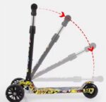 HULAJNOGA BALANSOWA TRZYKOŁOWA KOŁA LED GRAFITTI 50kg składana Wzmacniana - obrazek 8