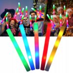 ŚWIECĄCE PAŁKI LED PAŁKA NA IMPREZĘ HALOWEEN 10X PIANKOWE MIECZ ŚWIETLNY HQ - obrazek 4