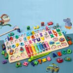 Trening MÓZGU Montessori RYBKI literki cyfry - obrazek 6