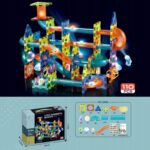 KLOCKI MAGNETYCZNE KONSTRUKCYJNE ŚWIECĄCY TOR 110el 3D MAGNETIC EDUKACYJNE - obrazek 3