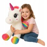 JEDNOROŻEC PLUSZOWY UNICORN MASKOTKA KOŃ BARDZO DUŻY - obrazek 6