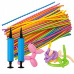 Balony Do Modelowania 100 Sztuk + 2 X Pompka zwierzęta pojazdy impreza - obrazek 6