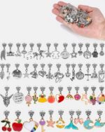 KORALIKI ZESTAW DO ROBIENIA BRANSOLETEK CHARMS - obrazek 3