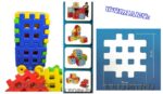 OGROMNE MEGA KLOCKI WAFLE EDUKACYJNE TANIO 35X35 - obrazek 4
