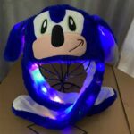 Czapka SONIC ŚWIECI z ruchomymi uszami LED - obrazek 2