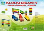 Polskie MEGA Klocki GIGANTY cegły + kółka 103 el. - obrazek 3