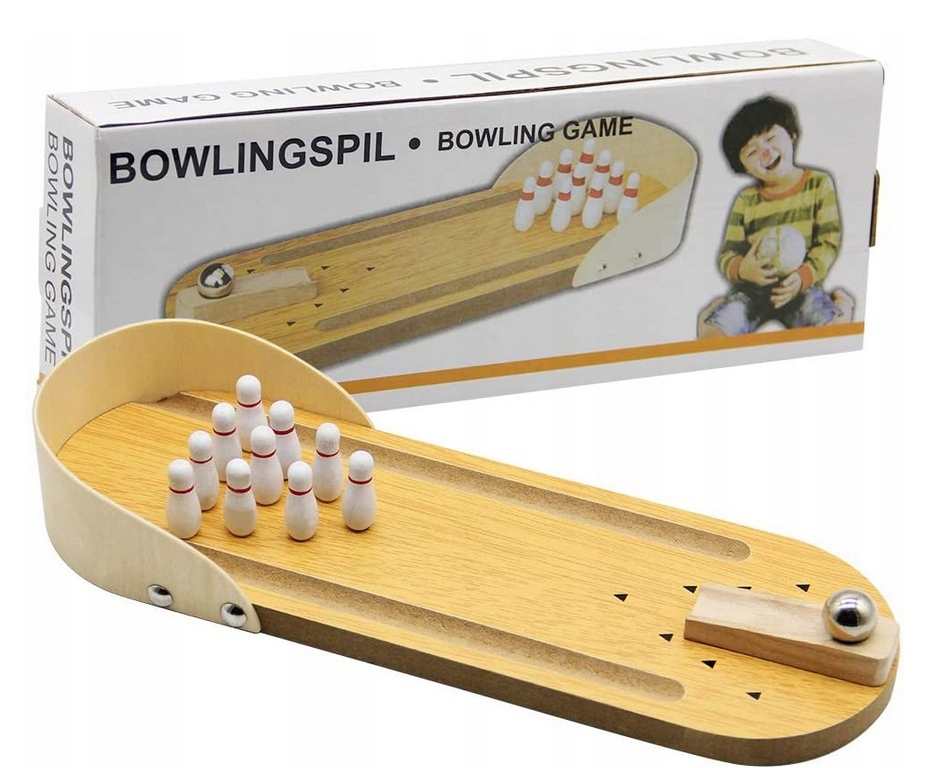 ddf11334-fcb4-464b-b8a7-de190cec6031.jpeg GRA MINI DREWNIANY KRĘGLE STÓŁ BOWLING DLA DZIECI - obrazek 1