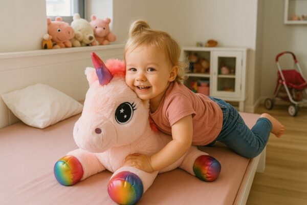 JEDNOROŻEC PLUSZOWY UNICORN MASKOTKA KOŃ BARDZO DUŻY