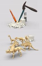 Wykopalisko Dinozaurów 6w1 Skamieniałości - obrazek 8