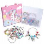 KORALIKI ZESTAW DO ROBIENIA BRANSOLETEK CHARMS - obrazek 2