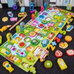 Montessori 7w1 – Drewniana Edukacyjna Gra Logiczna Cyfry, Literki, Rybki - obrazek 5