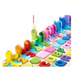 Trening MÓZGU Montessori Puzzle RYBKI KULKI - obrazek 5