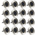 Lampki SOLARNE GRUNTOWE Disk Light 16 SZT