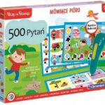 GRA EDUKACYJNA MÓWIĄCE PIÓRO 500 PYTAŃ CLEMENTONI