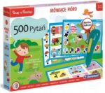 GRA EDUKACYJNA MÓWIĄCE PIÓRO 500 PYTAŃ CLEMENTONI