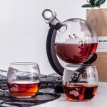 Zestaw do Whisky KARAFKA Globus STATEK STOJAK PREZENT - obrazek 6