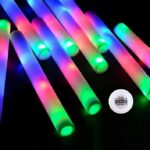 ŚWIECĄCE PAŁKI LED PAŁKA NA IMPREZĘ HALOWEEN 10X PIANKOWE MIECZ ŚWIETLNY HQ - obrazek 6