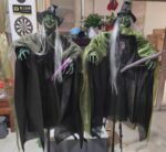 Halloween Strach NA Dekoracja Ogrodu SOLAR - DZWIĘK baba jaga - obrazek 8