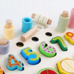 OWOCE DREWNIANE CYFRY LICZYDŁA SORTER MONTESSORI - obrazek 4