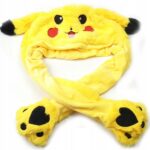 Czapka z uszami Pikachu Panda z ruchomymi KRÓLIK