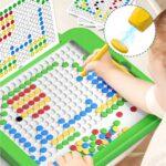 Tablica magnetyczna Dino Board Mozaika Montessori układanka krążki MagPad - obrazek 3