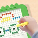 Tablica magnetyczna Dino Board Mozaika Montessori układanka krążki MagPad - obrazek 6