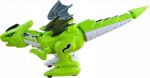 DINOZAUR STEROWANY ROBOT SMOK CHODZI RYCZY PILOT - obrazek 5