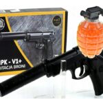 PISTOLET METALOWY V1 GLOCK REPLIKA KULKI GRATIS 700szt